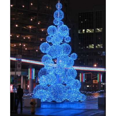 led light christmas tree ornament