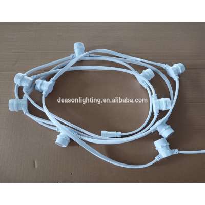 festoon lighting white cable