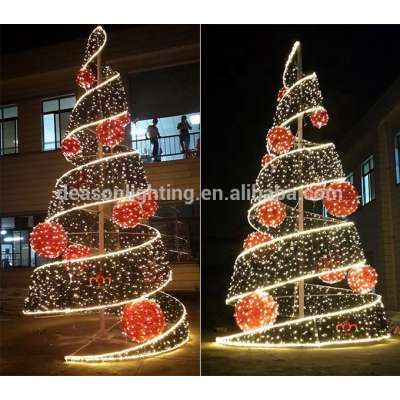 led outdoor christmas light tree frame